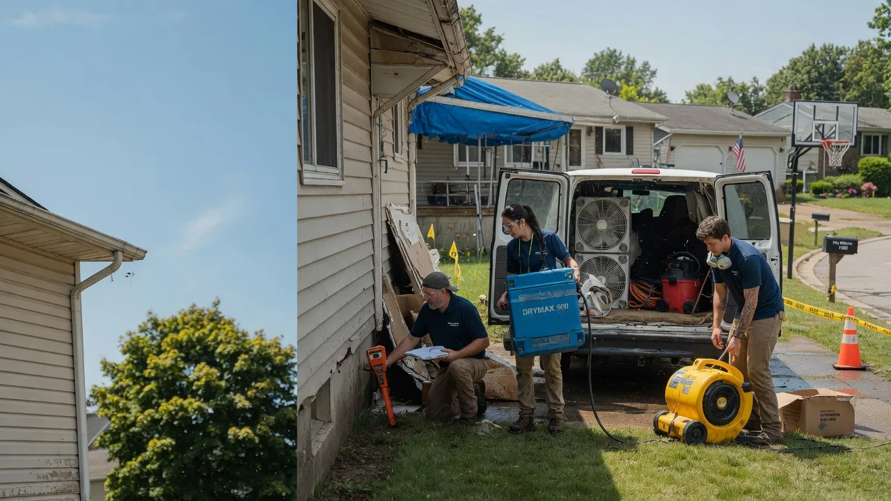 Ceiling Leak Cleanup in Evanston, IN near me